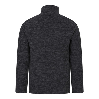 Black - Back - Mountain Warehouse Mens Snowdon II Fleece Top