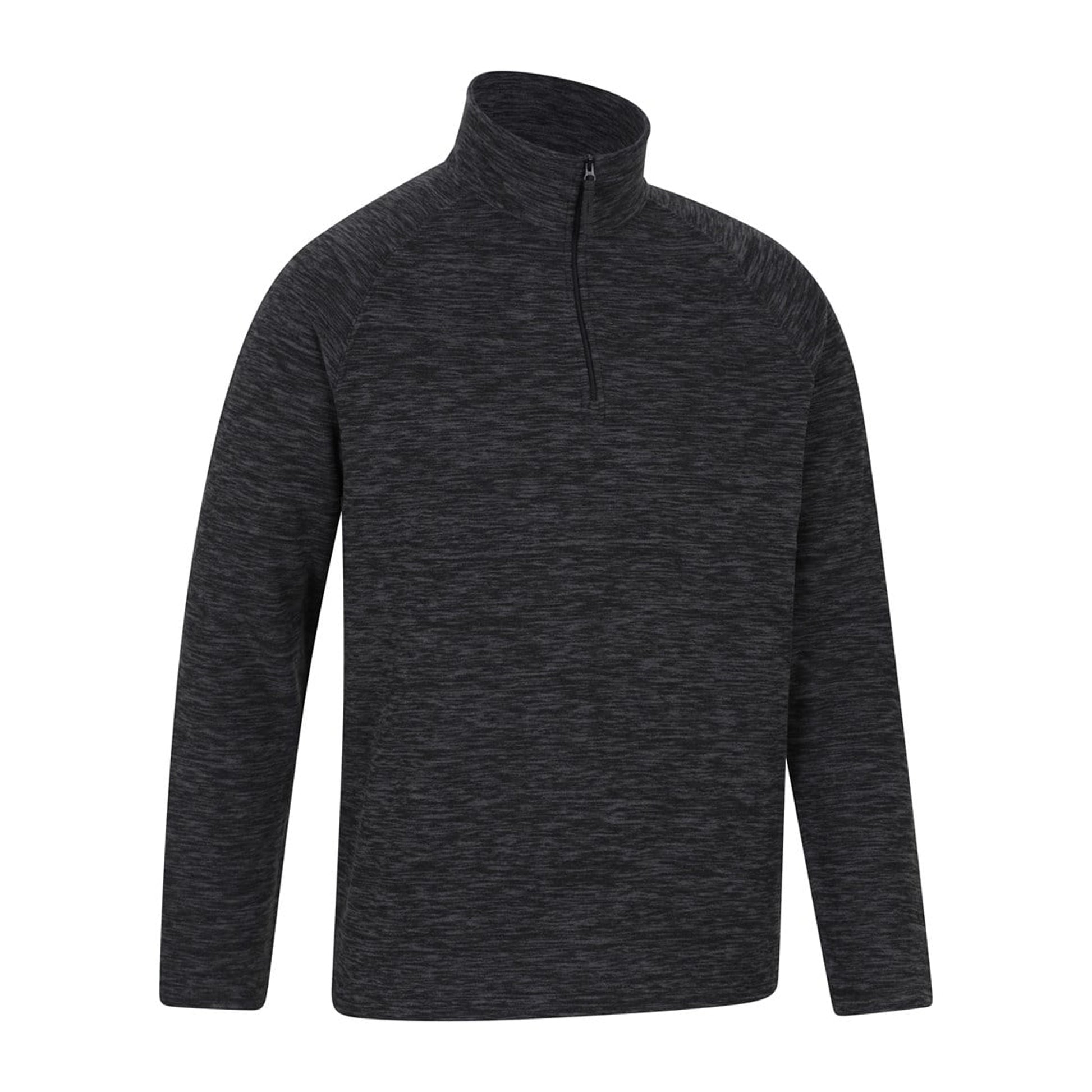 Black - Side - Mountain Warehouse Mens Snowdon II Fleece Top