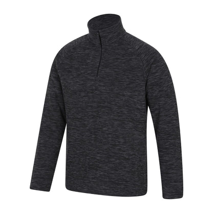 Black - Lifestyle - Mountain Warehouse Mens Snowdon II Fleece Top