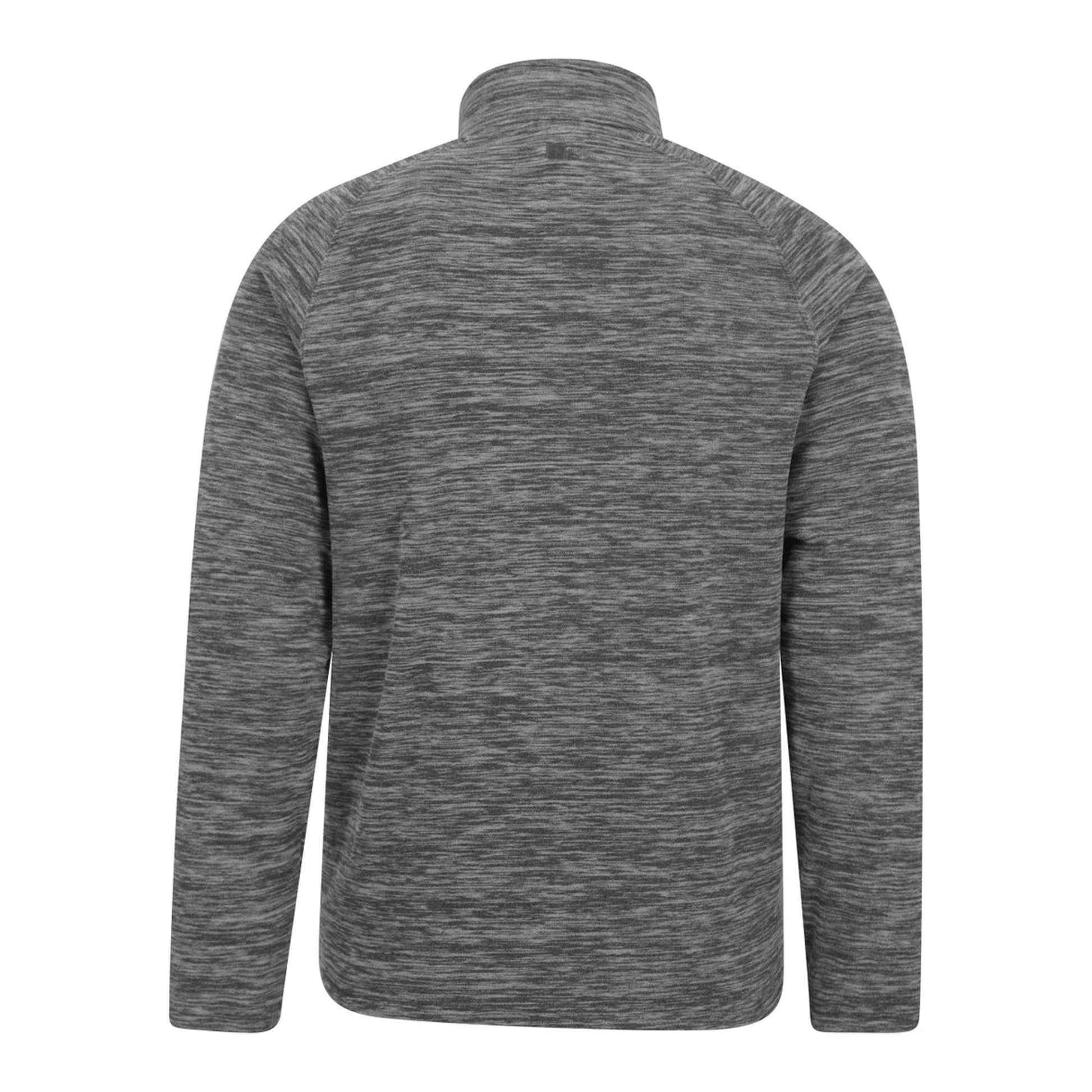Grey - Back - Mountain Warehouse Mens Snowdon II Fleece Top