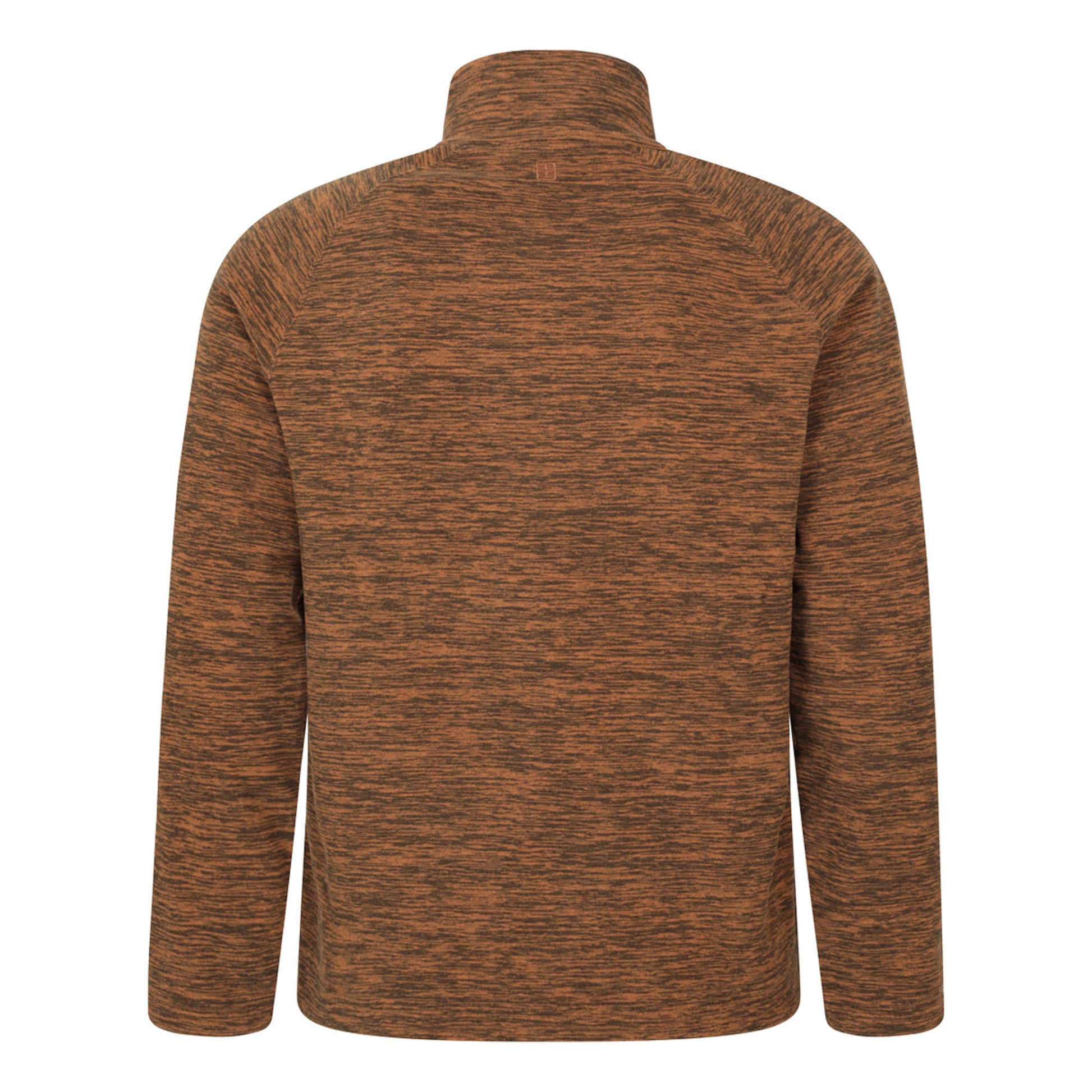 Burnt Orange - Back - Mountain Warehouse Mens Snowdon II Fleece Top