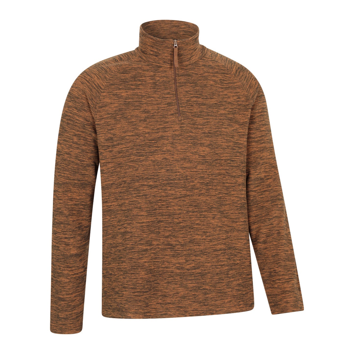 Burnt Orange - Lifestyle - Mountain Warehouse Mens Snowdon II Fleece Top