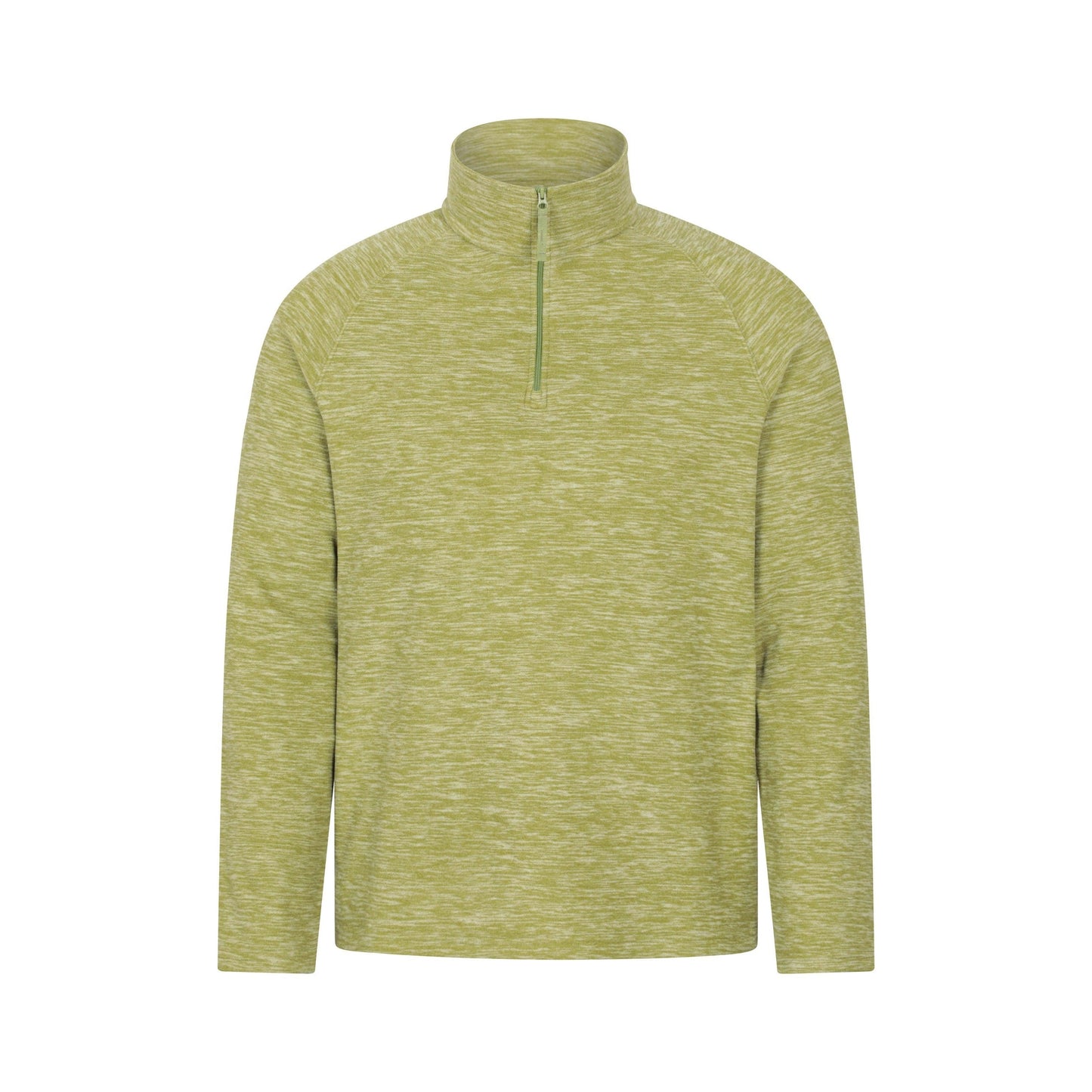 Pale Green - Front - Mountain Warehouse Mens Snowdon II Fleece Top