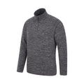 Charcoal - Side - Mountain Warehouse Mens Snowdon II Fleece Top