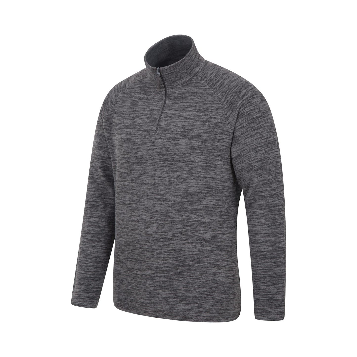 Charcoal - Side - Mountain Warehouse Mens Snowdon II Fleece Top