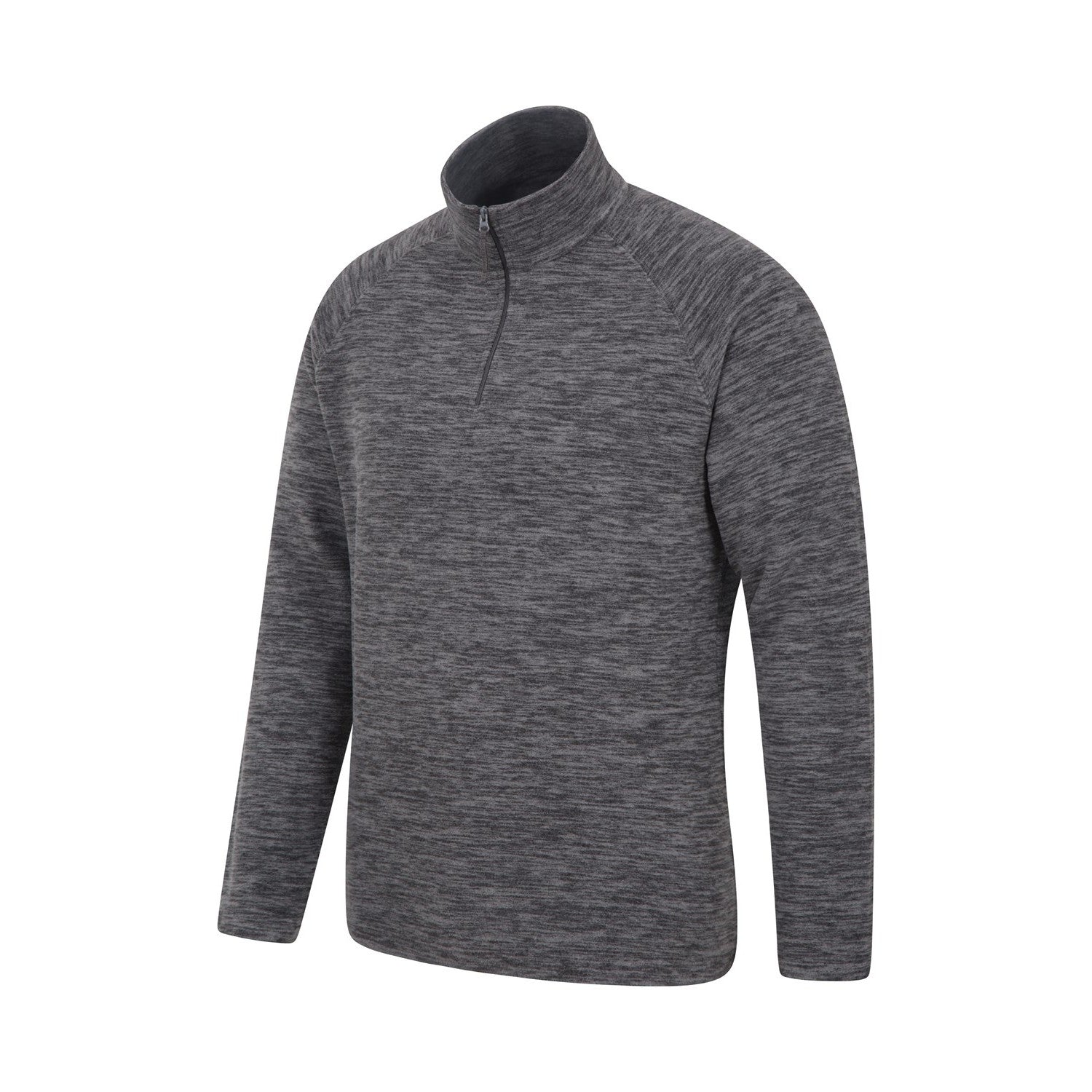 Charcoal - Side - Mountain Warehouse Mens Snowdon II Fleece Top