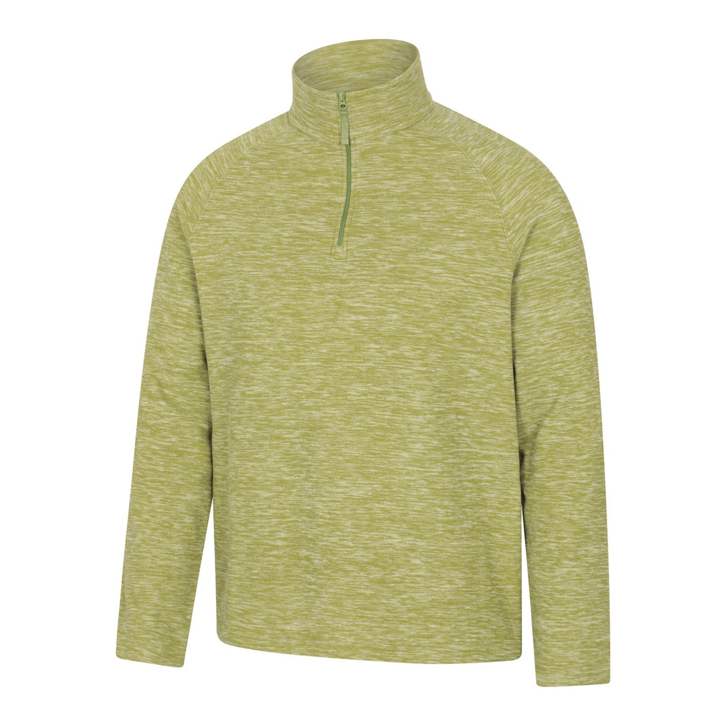 Pale Green - Side - Mountain Warehouse Mens Snowdon II Fleece Top