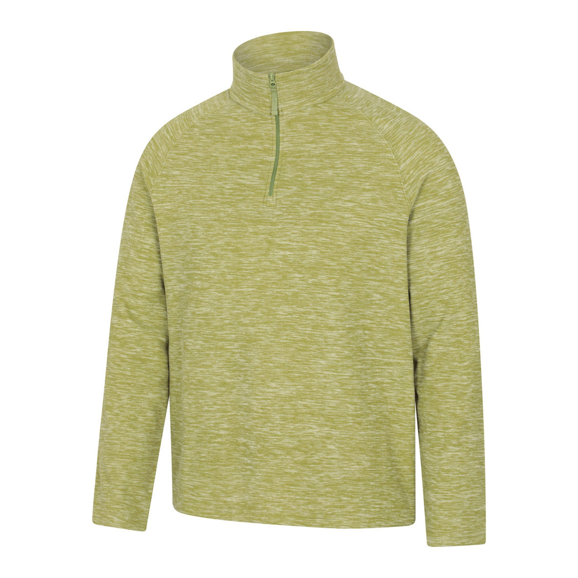 Pale Green - Side - Mountain Warehouse Mens Snowdon II Fleece Top