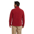 Dark Red - Back - Mountain Warehouse Mens Snowdon II Fleece Top