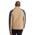 Tan - Back - Mountain Warehouse Mens Ashbourne II Half Zip Fleece Top