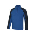 Cobalt - Side - Mountain Warehouse Mens Ashbourne II Half Zip Fleece Top