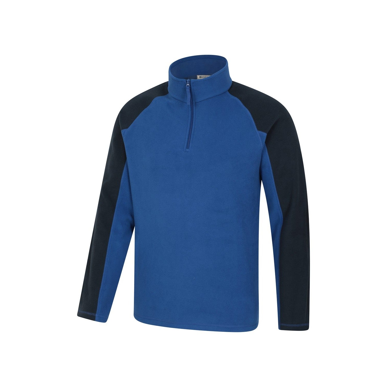 Cobalt - Side - Mountain Warehouse Mens Ashbourne II Half Zip Fleece Top
