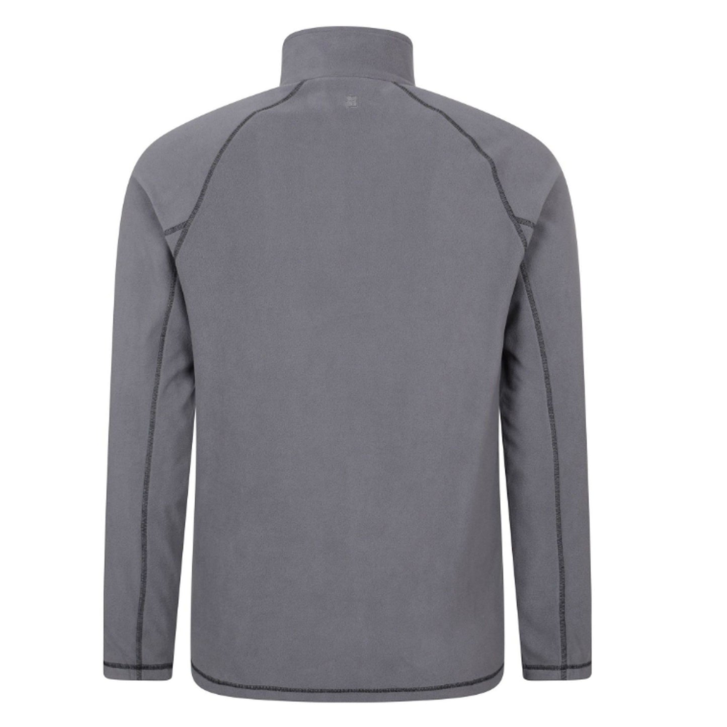 Charcoal - Back - Mountain Warehouse Mens Ashbourne II Half Zip Fleece Top