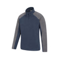 Dark Blue - Lifestyle - Mountain Warehouse Mens Ashbourne II Half Zip Fleece Top