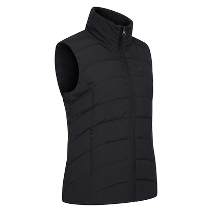 Black - Back - Mountain Warehouse Womens-Ladies Opal Padded Gilet