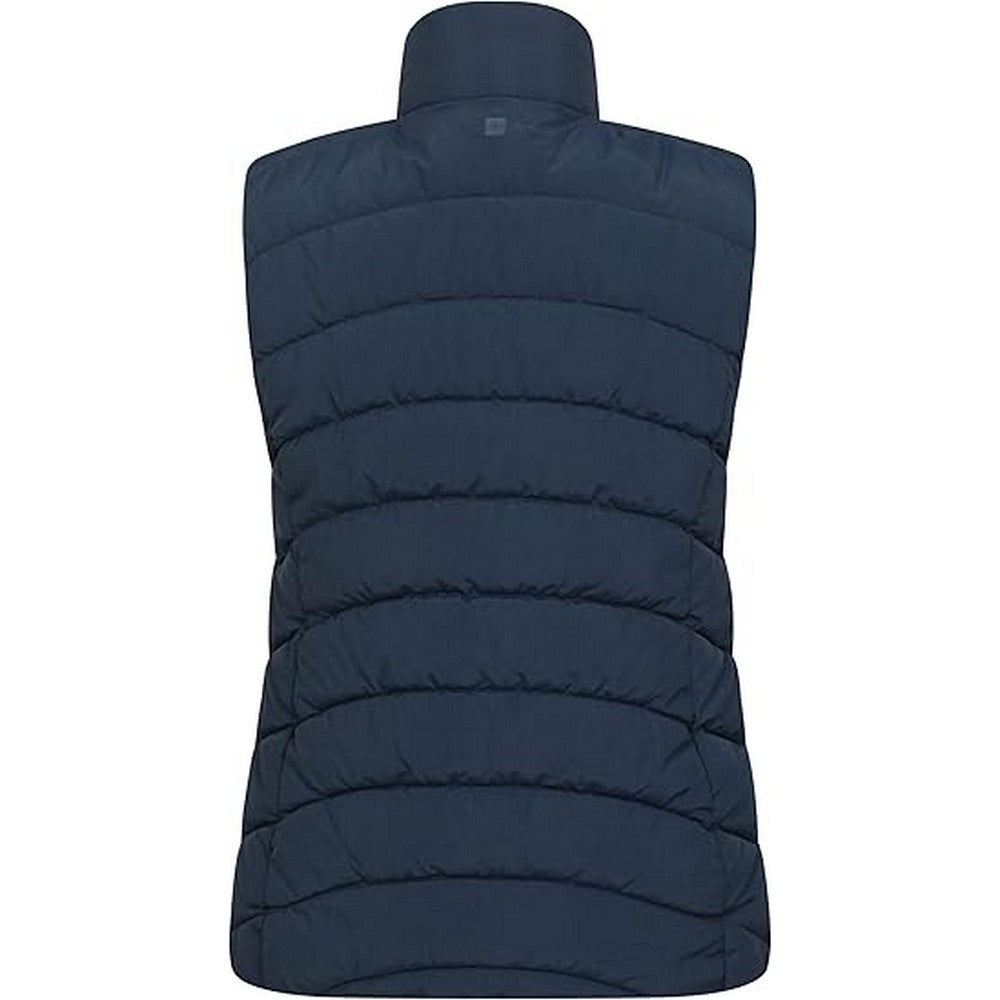 Navy - Back - Mountain Warehouse Womens-Ladies Opal Padded Gilet