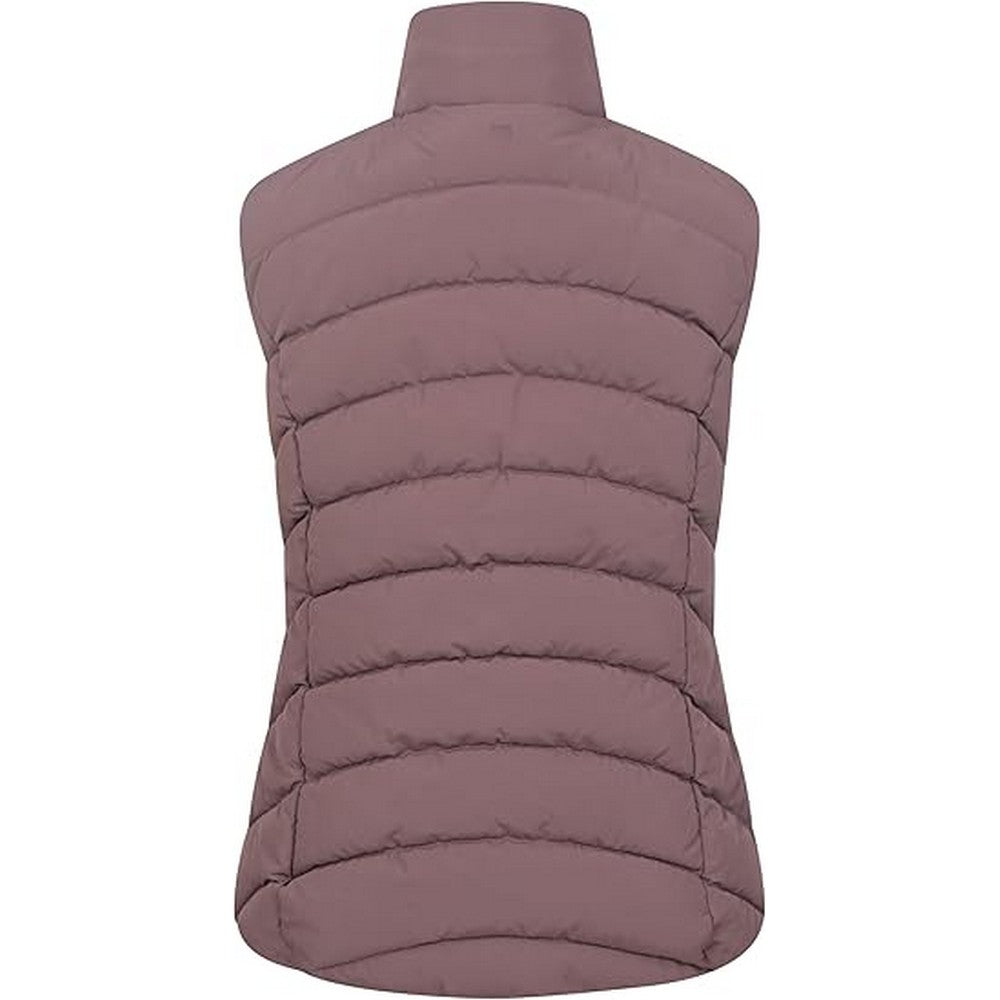 Taupe - Back - Mountain Warehouse Womens-Ladies Opal Padded Gilet