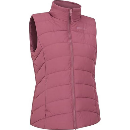 Pink - Front - Mountain Warehouse Womens-Ladies Opal Padded Gilet