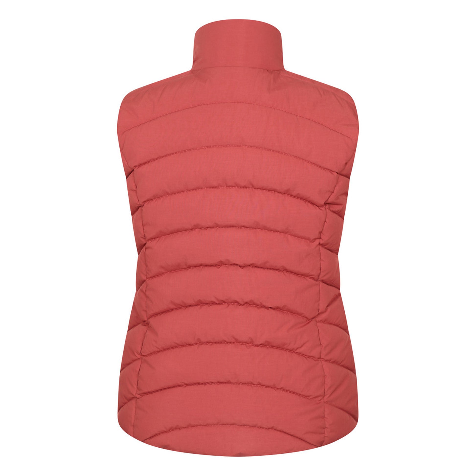 Burnt Orange - Back - Mountain Warehouse Womens-Ladies Opal Padded Gilet
