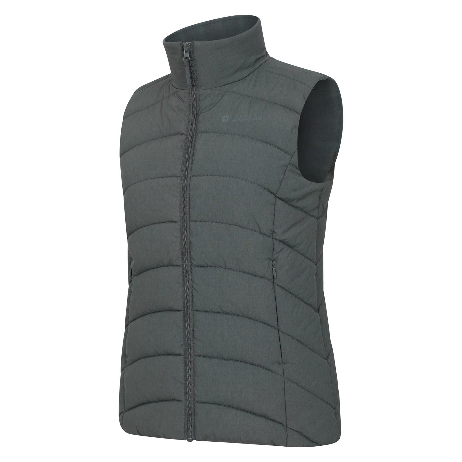 Dark Khaki - Lifestyle - Mountain Warehouse Womens-Ladies Opal Padded Gilet