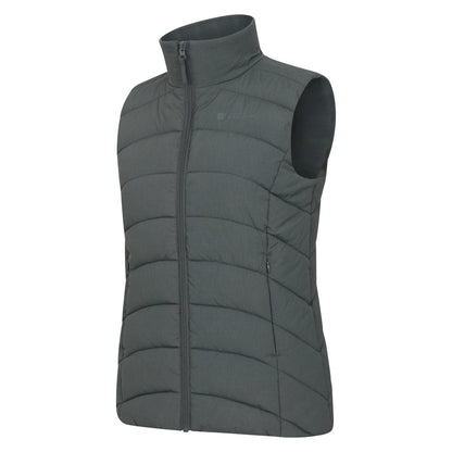 Dark Khaki - Lifestyle - Mountain Warehouse Womens-Ladies Opal Padded Gilet