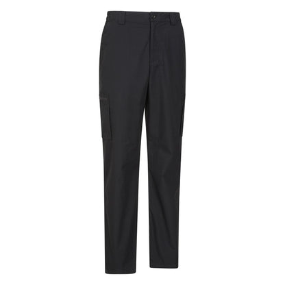 Black - Back - Mountain Warehouse Womens-Ladies Stretch Short Hiking Trousers