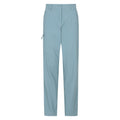 Blue - Front - Mountain Warehouse Womens-Ladies Stretch Short Hiking Trousers