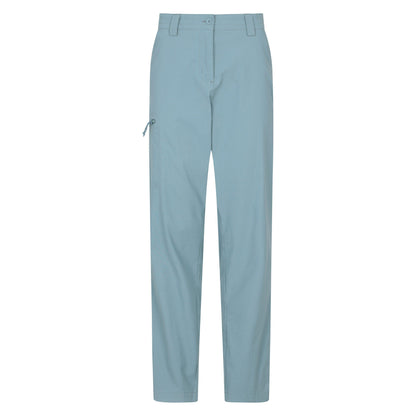 Blue - Front - Mountain Warehouse Womens-Ladies Stretch Short Hiking Trousers