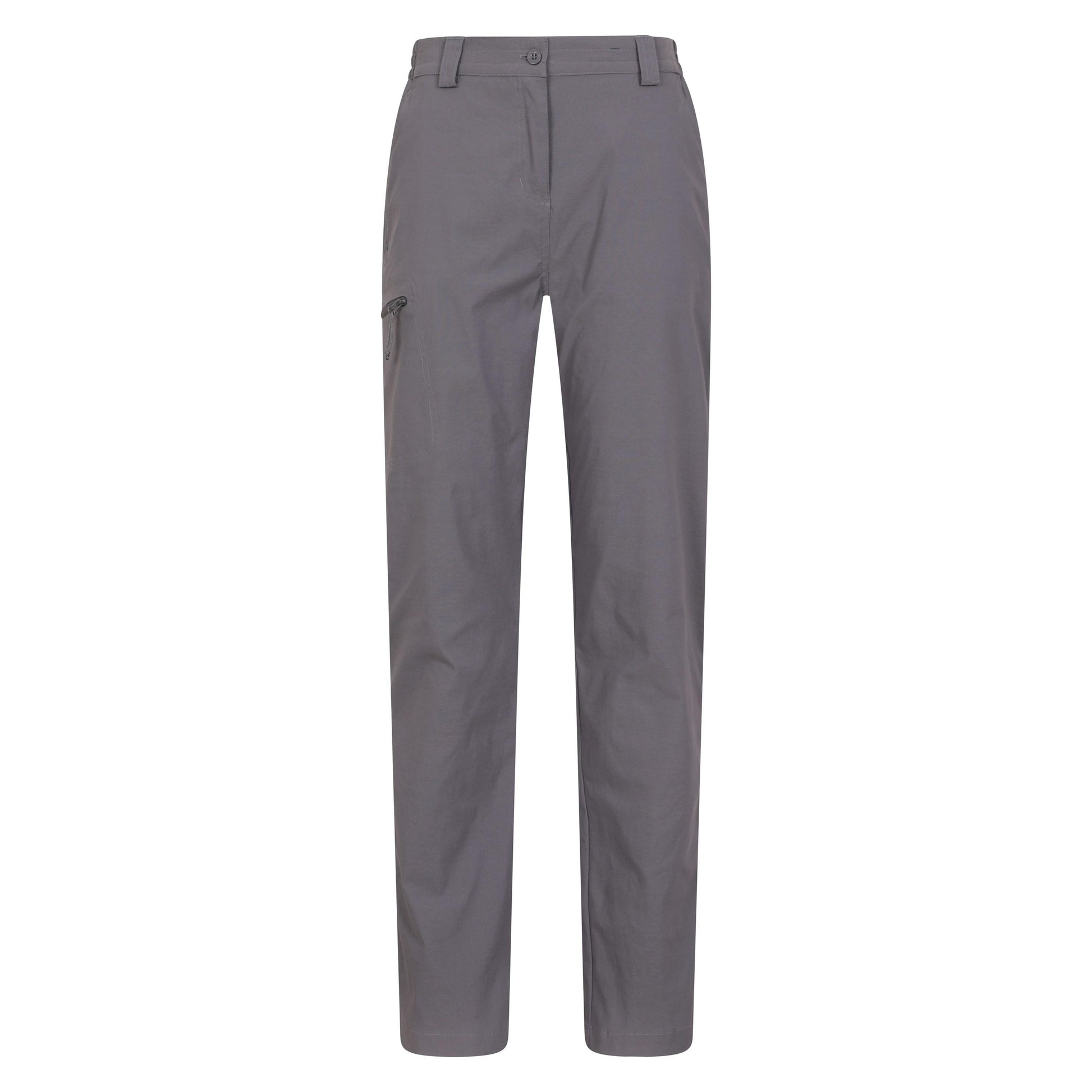 Charcoal - Front - Mountain Warehouse Womens-Ladies Stretch Short Hiking Trousers