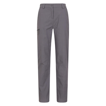 Charcoal - Front - Mountain Warehouse Womens-Ladies Stretch Short Hiking Trousers