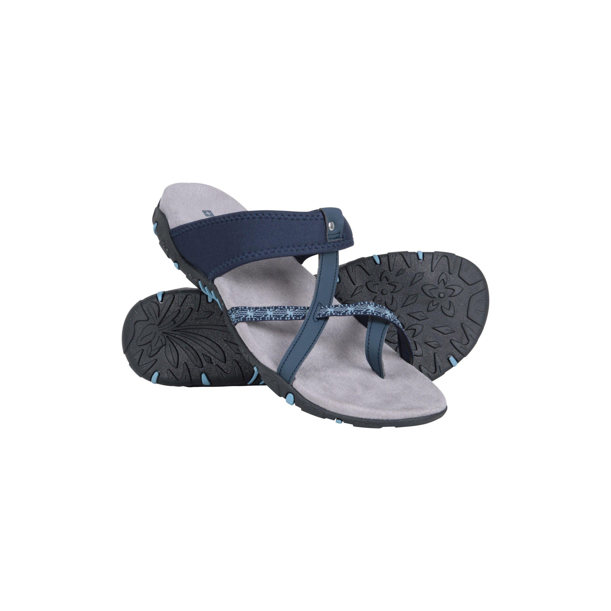 Navy - Close up - Mountain Warehouse Womens-Ladies Marbella Sandals