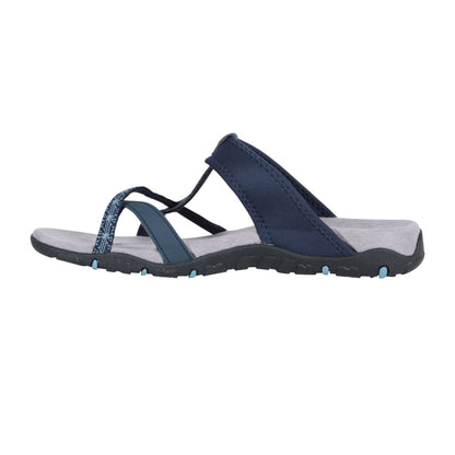 Navy - Side - Mountain Warehouse Womens-Ladies Marbella Sandals