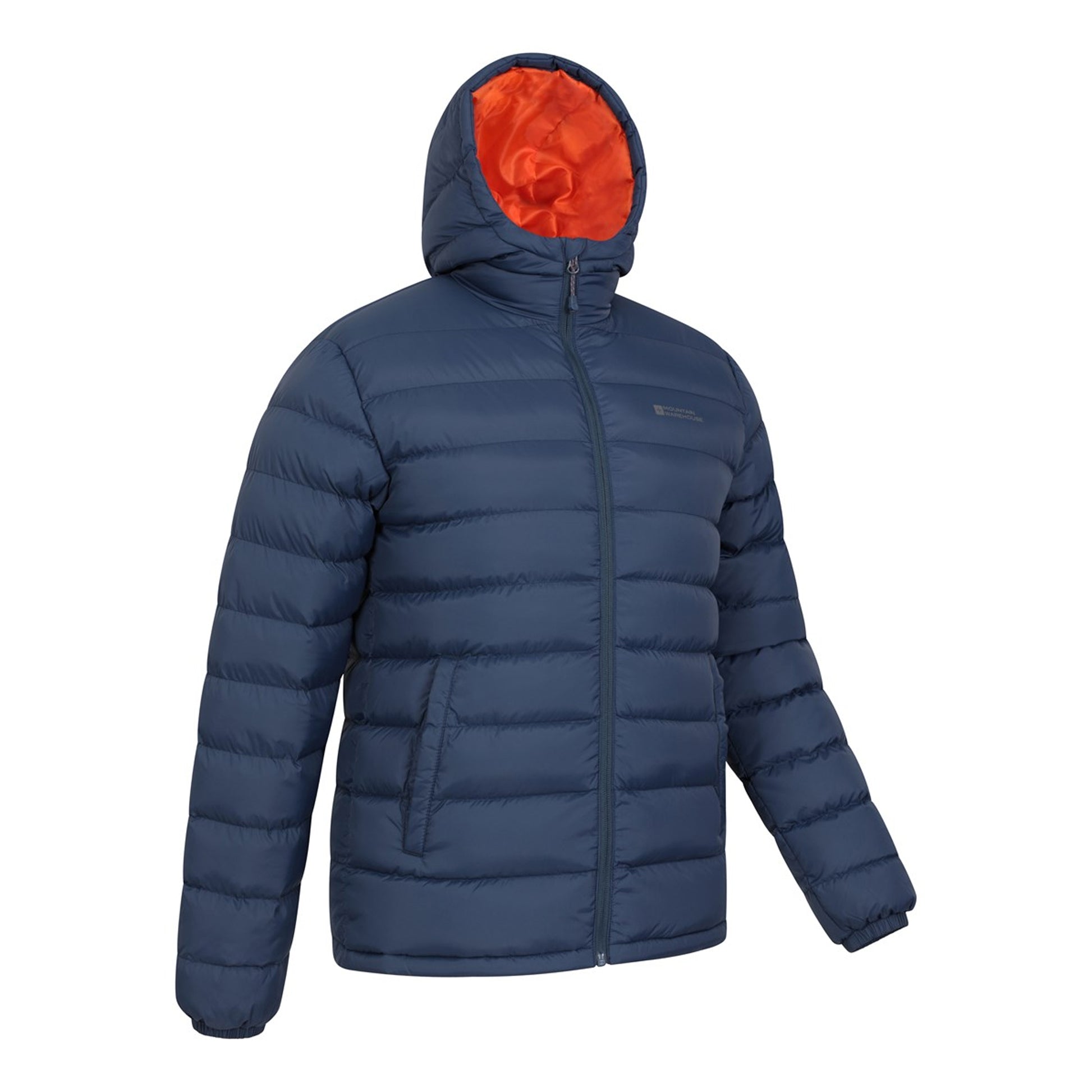 Blue - Back - Mountain Warehouse Mens Seasons II Camo Padded Jacket