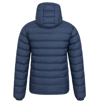 Blue - Side - Mountain Warehouse Mens Seasons II Camo Padded Jacket