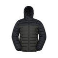 Khaki Green - Front - Mountain Warehouse Mens Seasons II Camo Padded Jacket