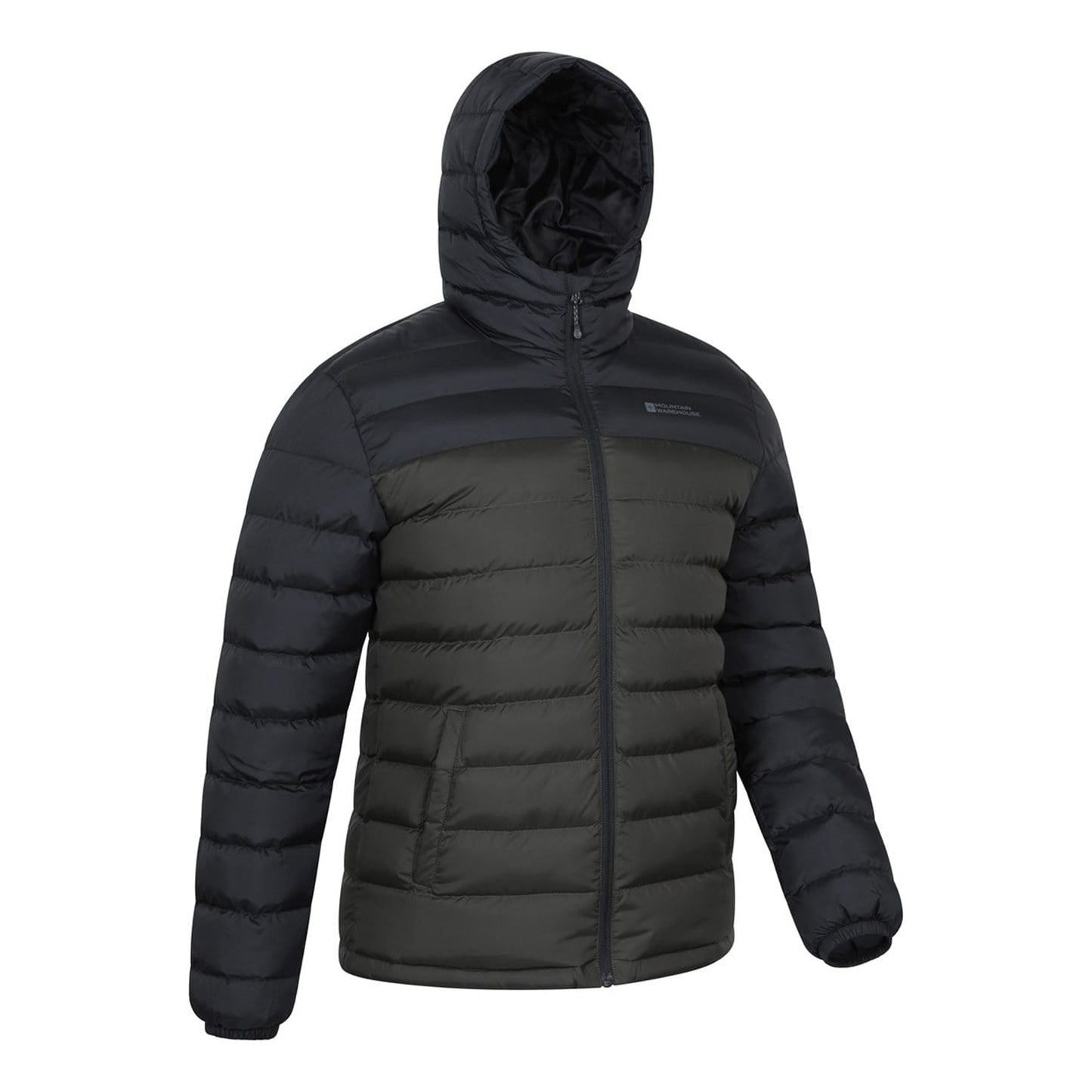 Khaki Green - Side - Mountain Warehouse Mens Seasons II Camo Padded Jacket