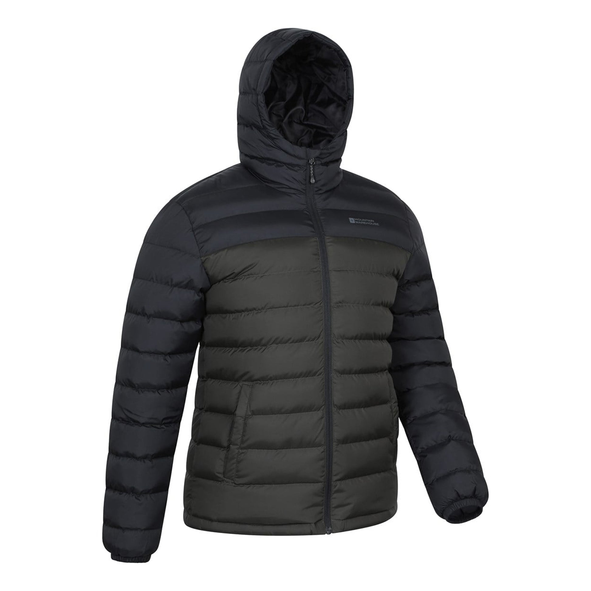 Khaki Green - Side - Mountain Warehouse Mens Seasons II Camo Padded Jacket