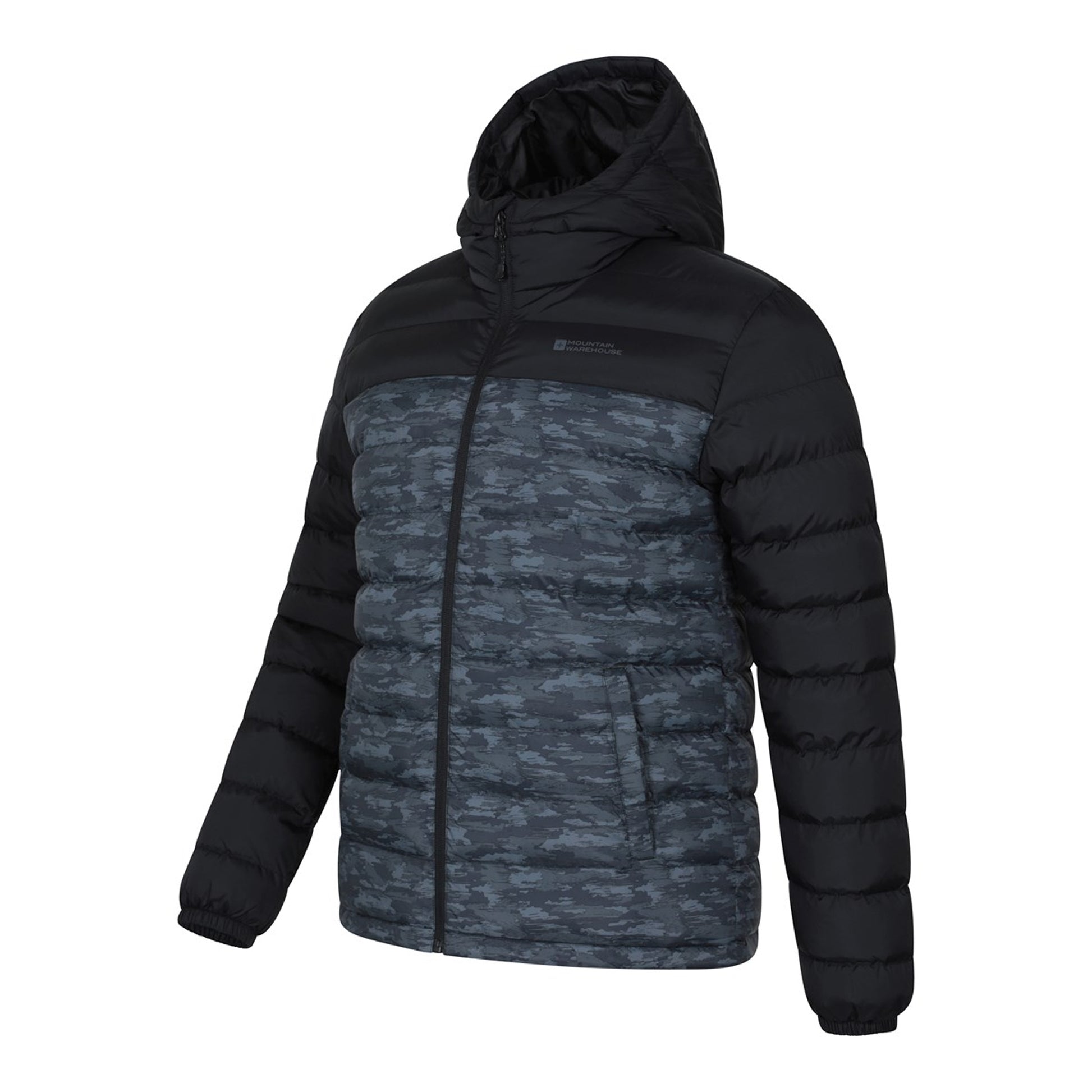 Monochrome - Lifestyle - Mountain Warehouse Mens Seasons II Camo Padded Jacket