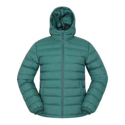 Bright Green - Front - Mountain Warehouse Mens Seasons II Camo Padded Jacket