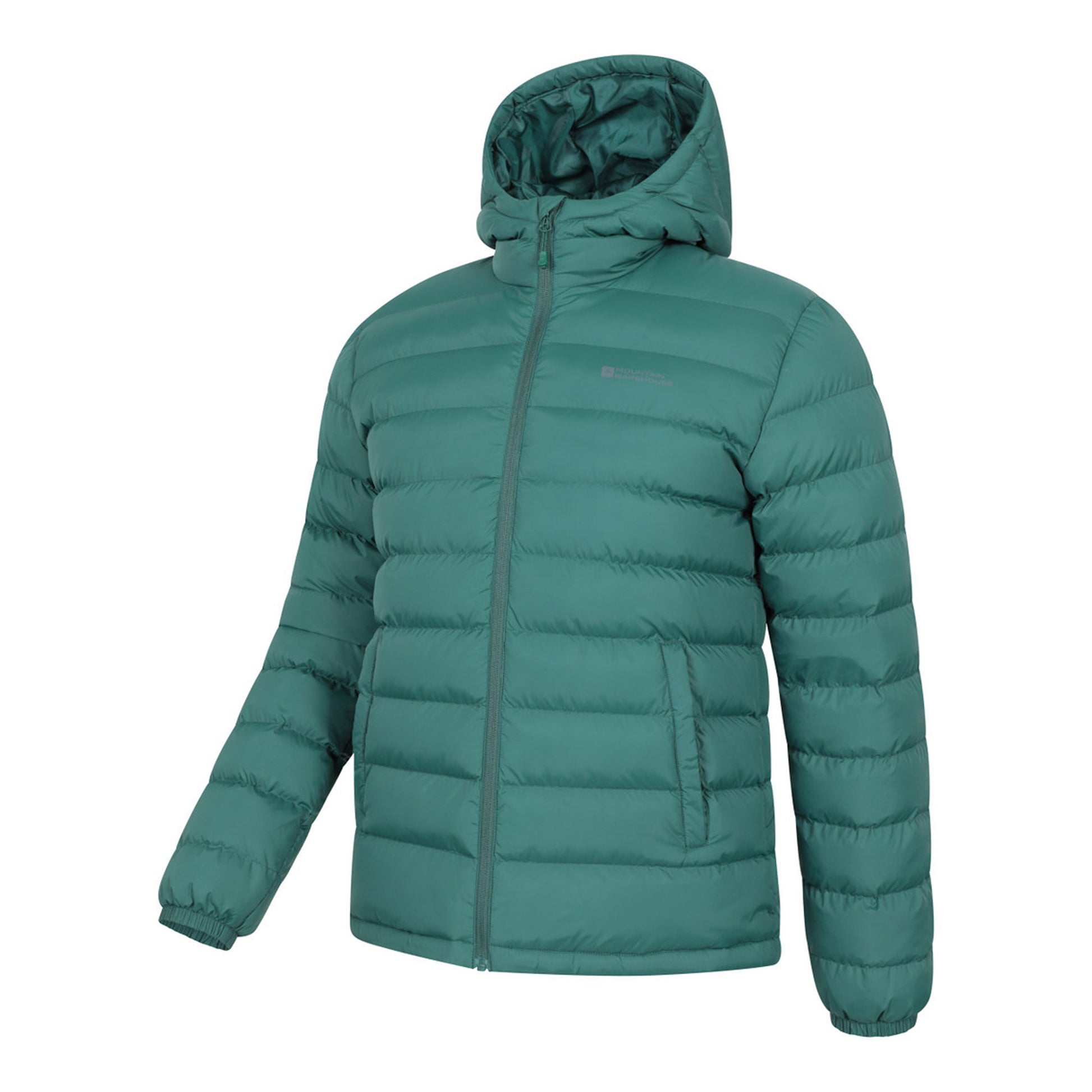 Bright Green - Lifestyle - Mountain Warehouse Mens Seasons II Camo Padded Jacket