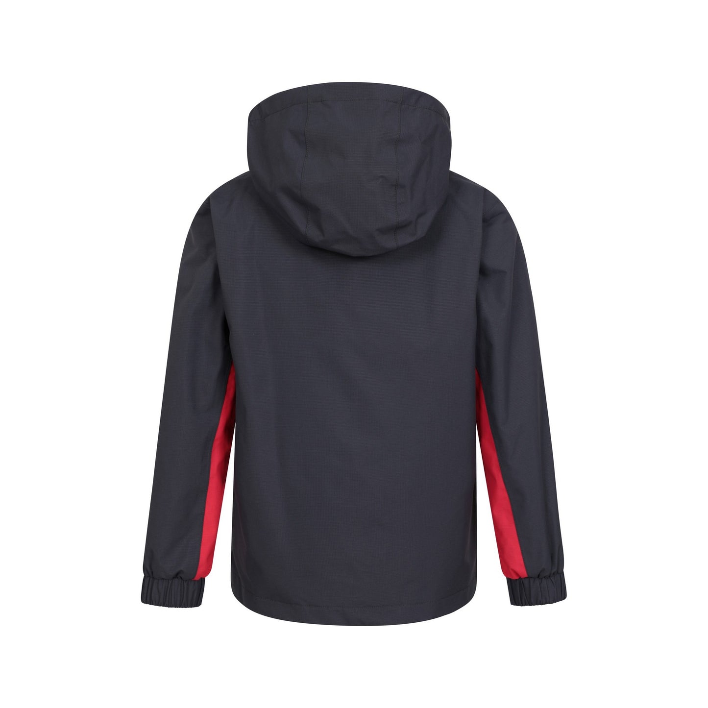 Grey - Back - Mountain Warehouse Childrens-Kids Cannonball 3 in 1 Waterproof Jacket