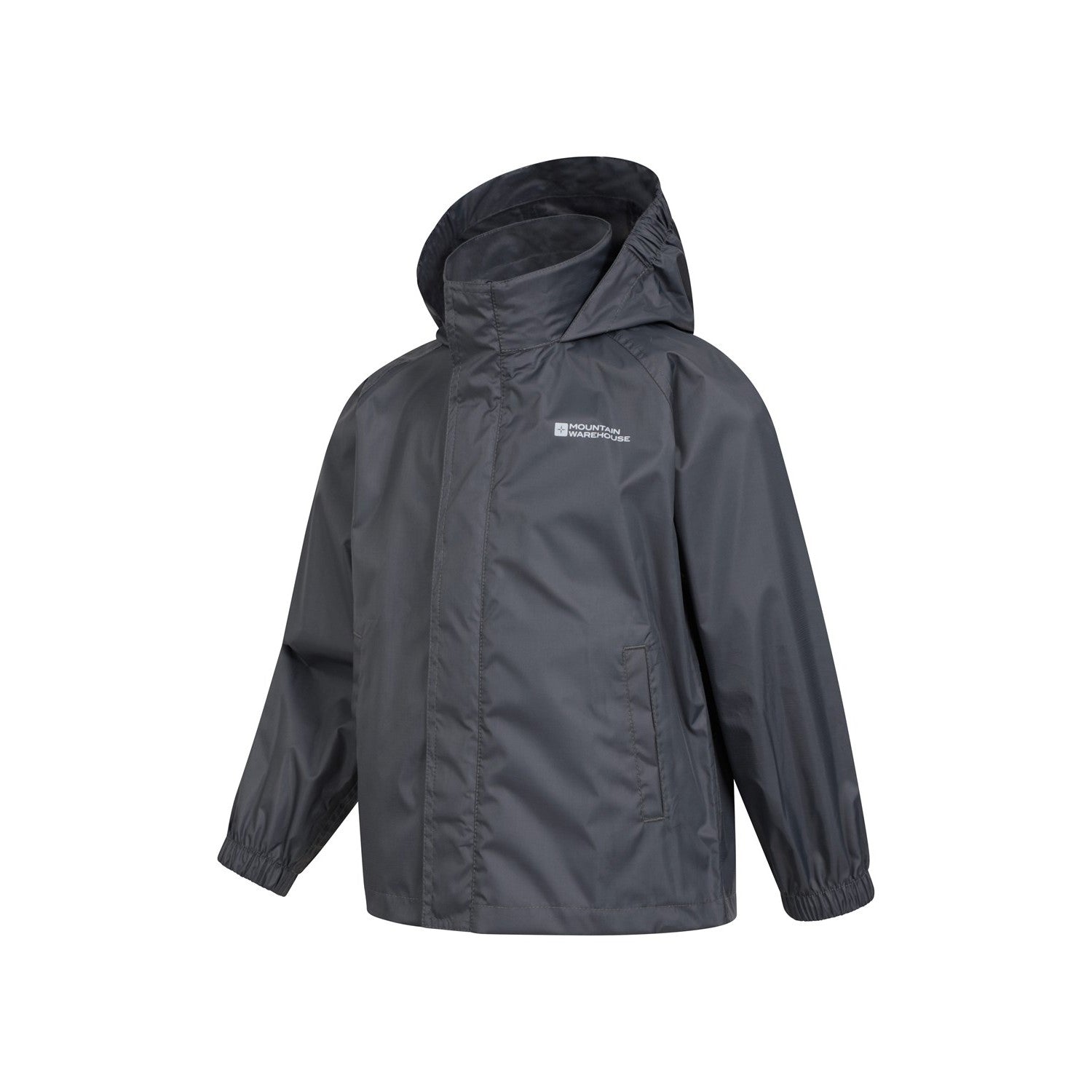 Grey - Lifestyle - Mountain Warehouse Childrens-Kids Pakka II Waterproof Jacket