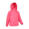 Grey - Back - Mountain Warehouse Childrens-Kids Pakka II Waterproof Jacket