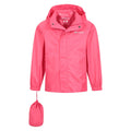 Grey - Pack Shot - Mountain Warehouse Childrens-Kids Pakka II Waterproof Jacket