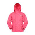 Pink - Front - Mountain Warehouse Childrens-Kids Pakka II Waterproof Jacket