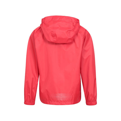 Red - Back - Mountain Warehouse Childrens-Kids Pakka II Waterproof Jacket