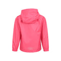 Pink - Back - Mountain Warehouse Childrens-Kids Pakka II Waterproof Jacket