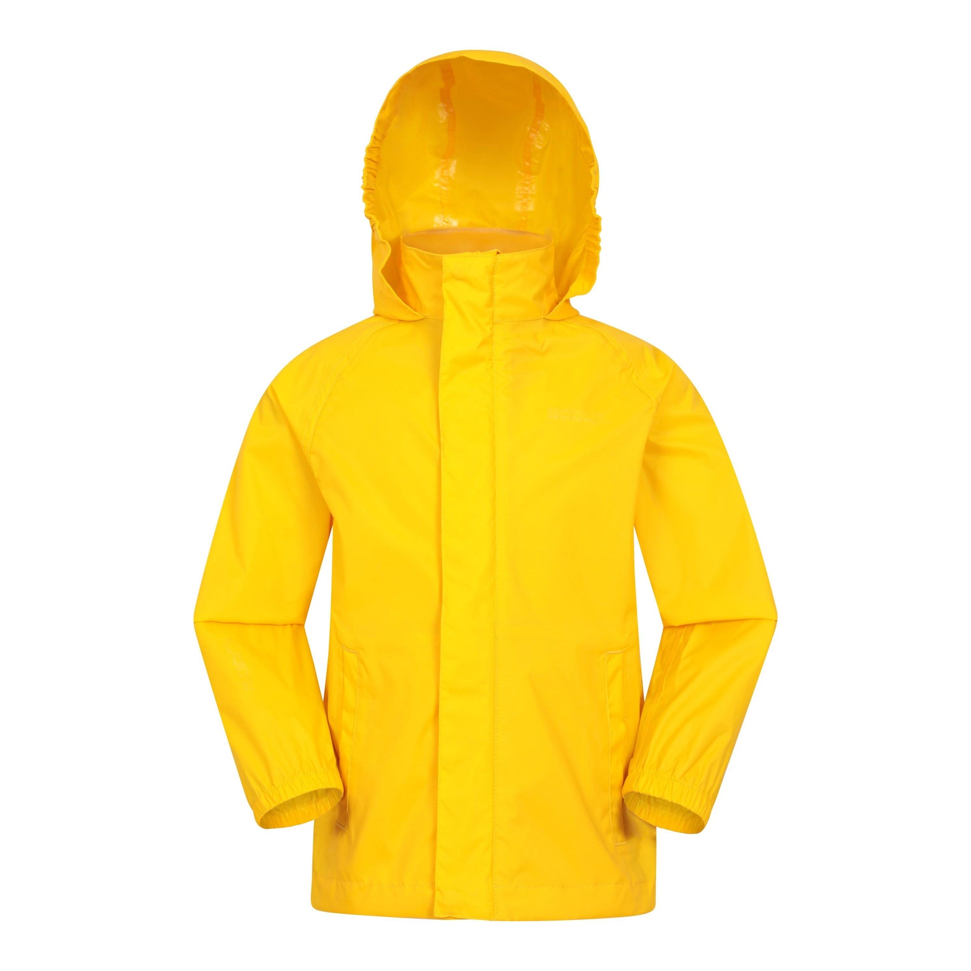 Yellow - Front - Mountain Warehouse Childrens-Kids Pakka II Waterproof Jacket