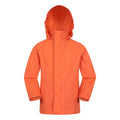 Red - Pack Shot - Mountain Warehouse Childrens-Kids Pakka II Waterproof Jacket