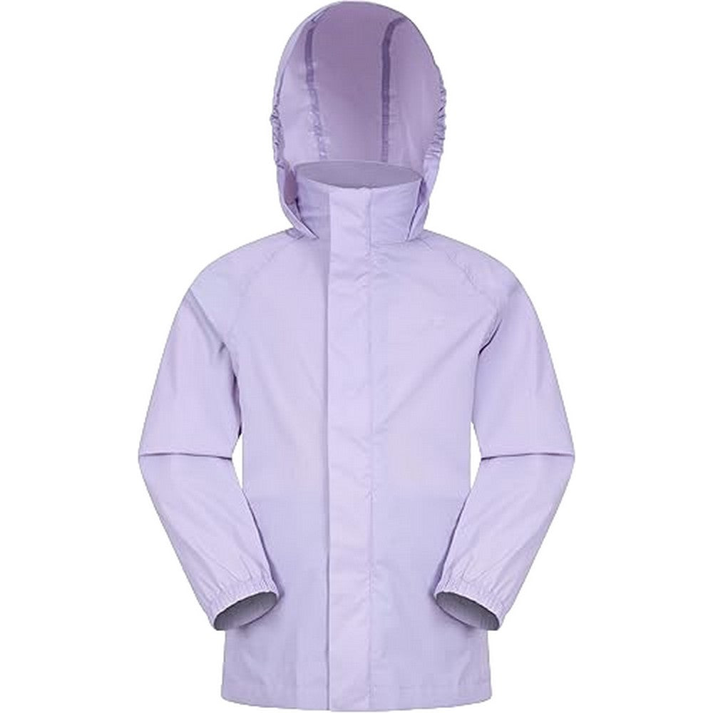 Lilac - Front - Mountain Warehouse Childrens-Kids Pakka II Waterproof Jacket